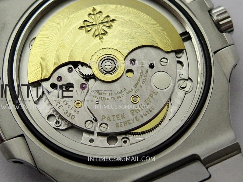 Nautilus 5711 1A 3KF 1:1 Best Edition Blue Textured Dial on SS Bracelet A324 Super Clone V2