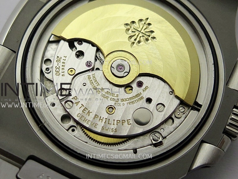 Nautilus 5711 1A SS DDF 1:1 Best Edition Green Textured Dial On SS Bracelet Super Clone 330