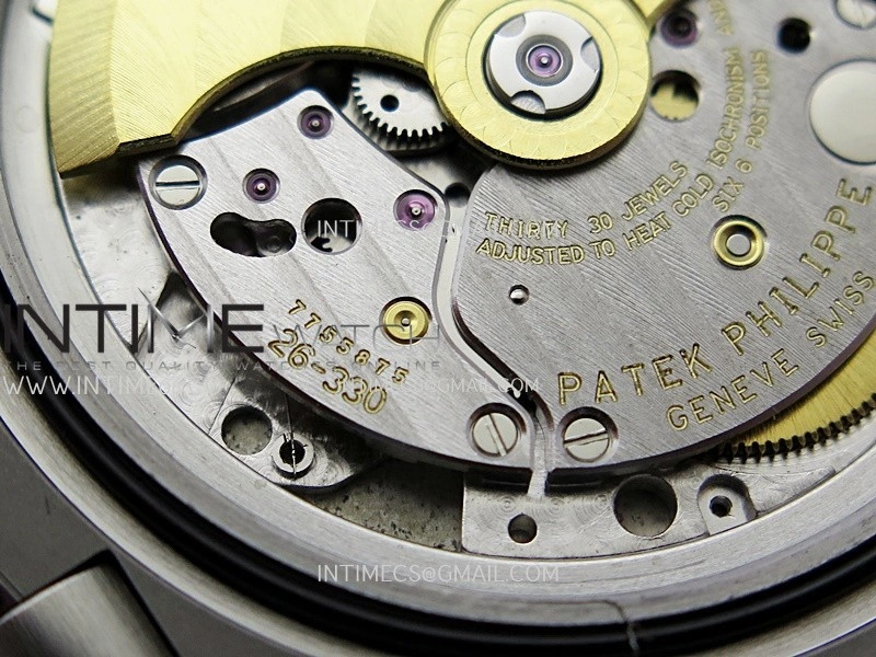 Nautilus 5711 1A SS DDF 1:1 Best Edition Green Textured Dial On SS Bracelet Super Clone 330