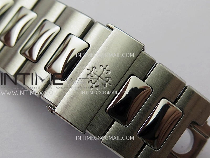 Nautilus 5711 1A SS DDF 1:1 Best Edition White Textured Dial On SS Bracelet Super Clone 324