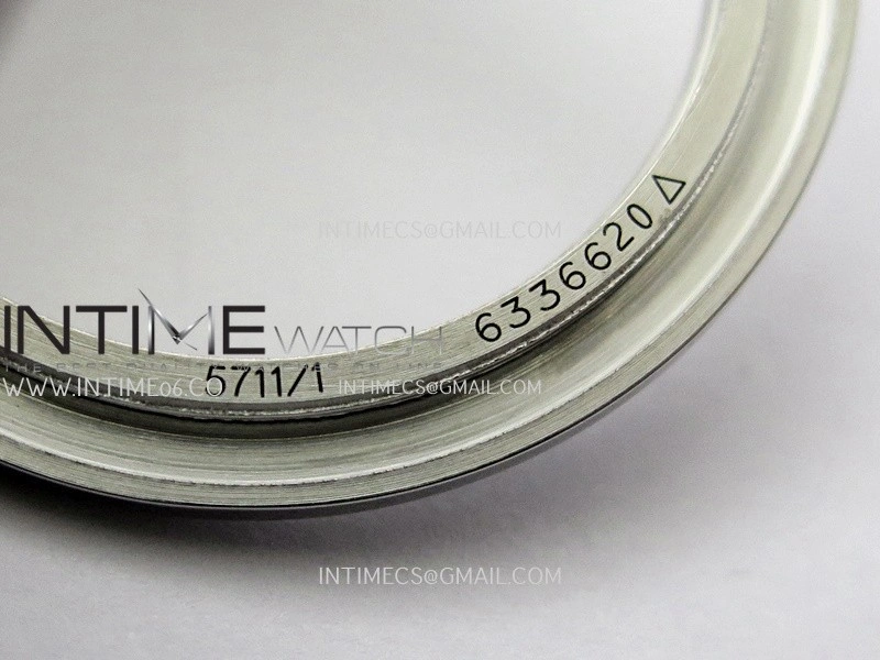 Nautilus 5711 1A SS DDF 1:1 Best Edition White Textured Dial On SS Bracelet Super Clone 324