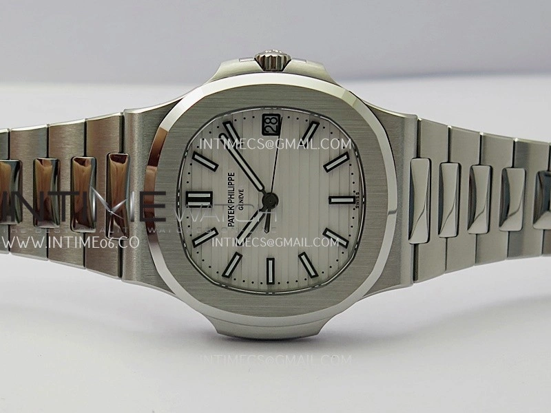 Nautilus 5711 1A SS DDF 1:1 Best Edition White Textured Dial On SS Bracelet Super Clone 330