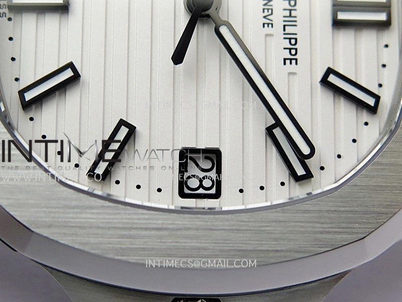 Nautilus 5711 1A SS DDF 1:1 Best Edition White Textured Dial On SS Bracelet Super Clone 330