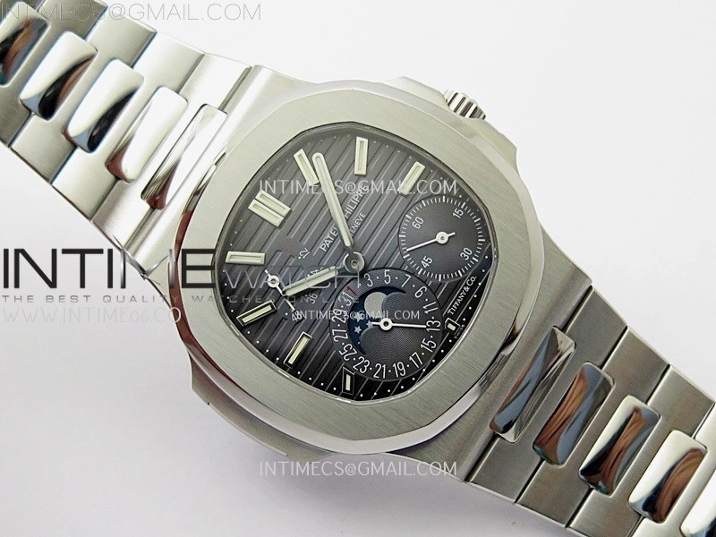 Nautilus 5712-1A 001 SS PPF 1:1 Latest and Best Edition Blue Dial on SS Bracelet PPF240 V3