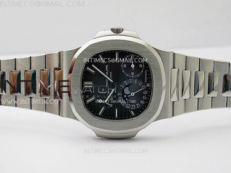 Nautilus 5712-1A 001 SS PPF 1:1 Latest and Best Edition Blue Dial on SS Bracelet PPF240 V3