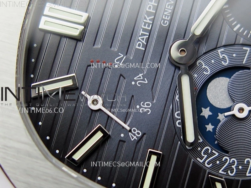 Nautilus 5712-1A 001 SS PPF 1:1 Latest and Best Edition Blue Dial on SS Bracelet PPF240 V3