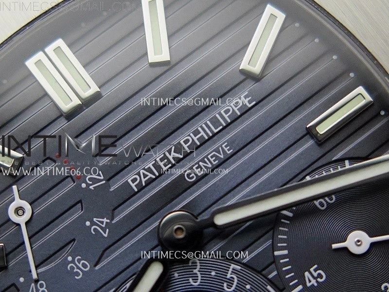 Nautilus 5712-1A 001 SS PPF 1:1 Latest and Best Edition Blue Dial on SS Bracelet PPF240 V3