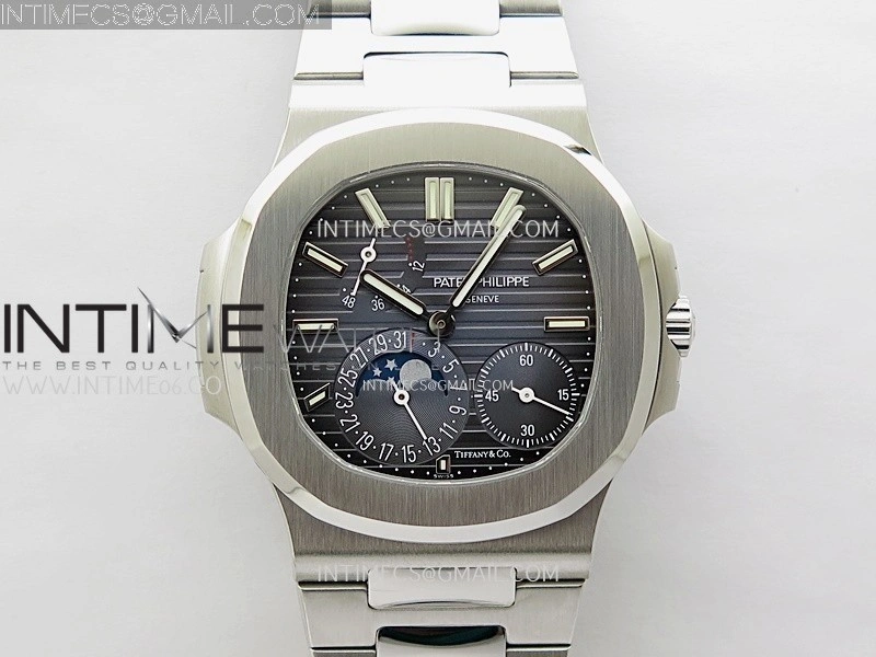 Nautilus 5712-1A 001 SS PPF 1:1 Latest and Best Edition Blue Dial on SS Bracelet PPF240 V3
