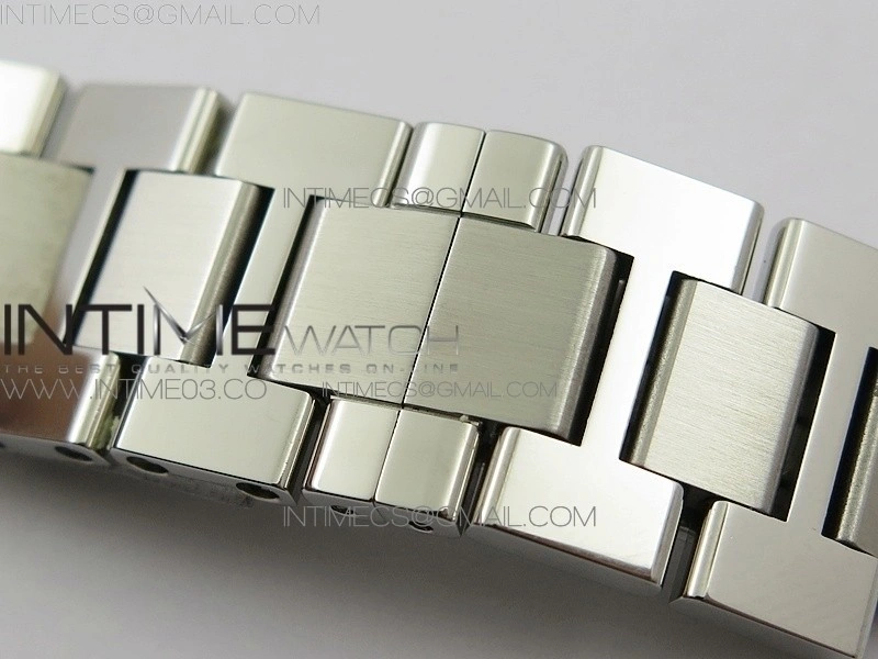 Tank Solo Ladies 25mm SS Diamond Bezel K11F 1:1 Best Edition White Dial on SS Bracelet Ronda Quartz