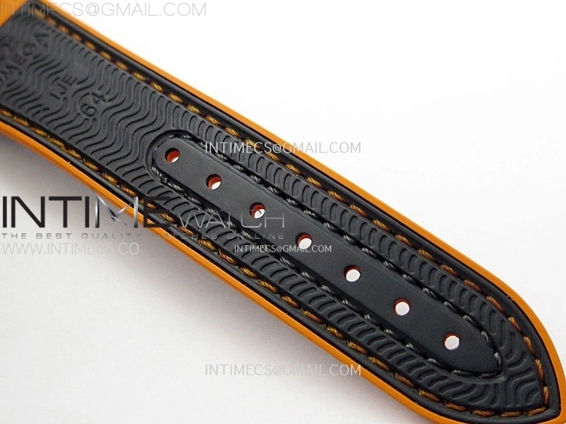 Planet Ocean 43.5mm Ti VSF 1:1 Best Edition Black Orange Bezel Gray Dial on Gray Nylon Strap A8900