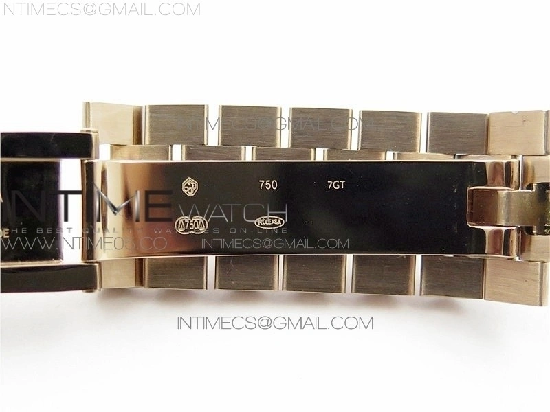 Day-Date 36 128239 RG BP Best Edition Silver Crystal Markers Dial on RG President Bracelet