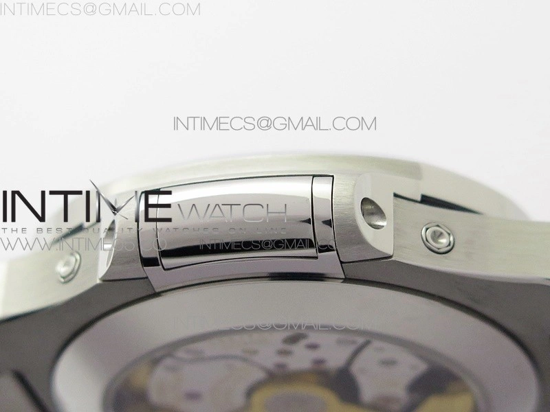 Nautilus 5726 Complicated SS GRF 1:1 Best Edition Gray Textured Dial on Leather Strap A324 V3