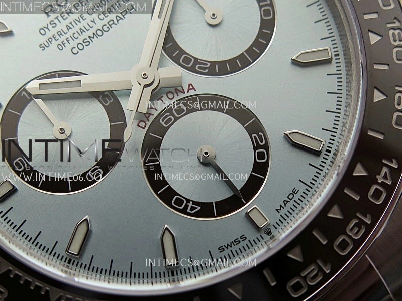 Daytona 126506 Gain Weight VSF 1:1 Best Edition Ice Blue Dial Stick Markers on Bracelet DD4131