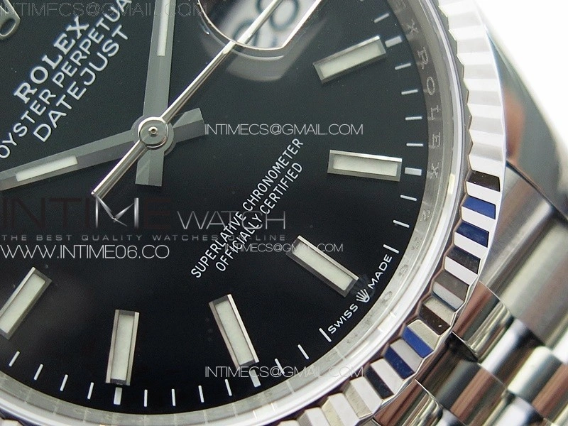 DateJust 36 SS 126234 VSF 1:1 Best Edition 904L Steel Black Dial on Jubilee Bracelet VS3235