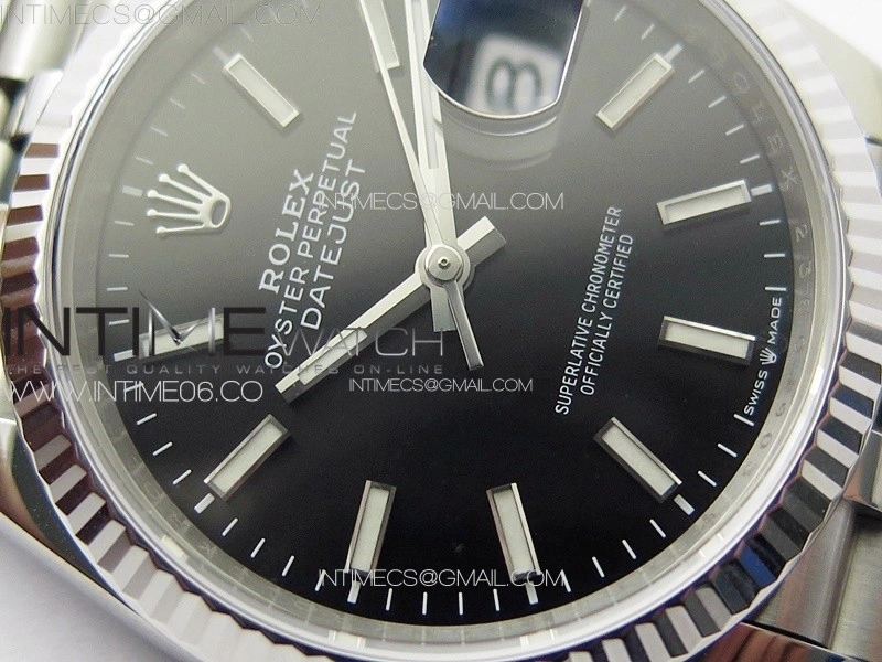 DateJust 36 SS 126234 VSF 1:1 Best Edition 904L Steel Black Dial on Jubilee Bracelet VS3235