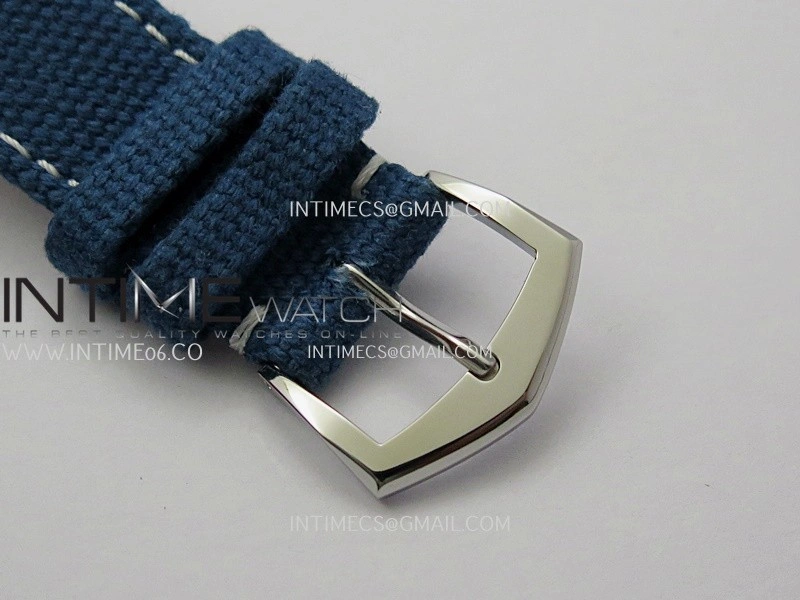Calatrava 6007A SS 3KF 1:1 Best Edition Blue Dial on Blue Leather Strap A324 Super Clone V2