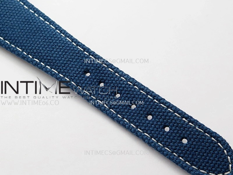 Calatrava 6007A SS 3KF 1:1 Best Edition Blue Dial on Blue Leather Strap A324 Super Clone V2