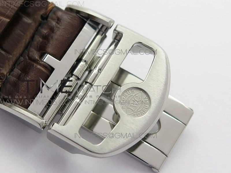 Portuguese IW371604 ZF V3 1:1 Best Edition SS White Dial RG Markers on Brown Leather Strap A96355