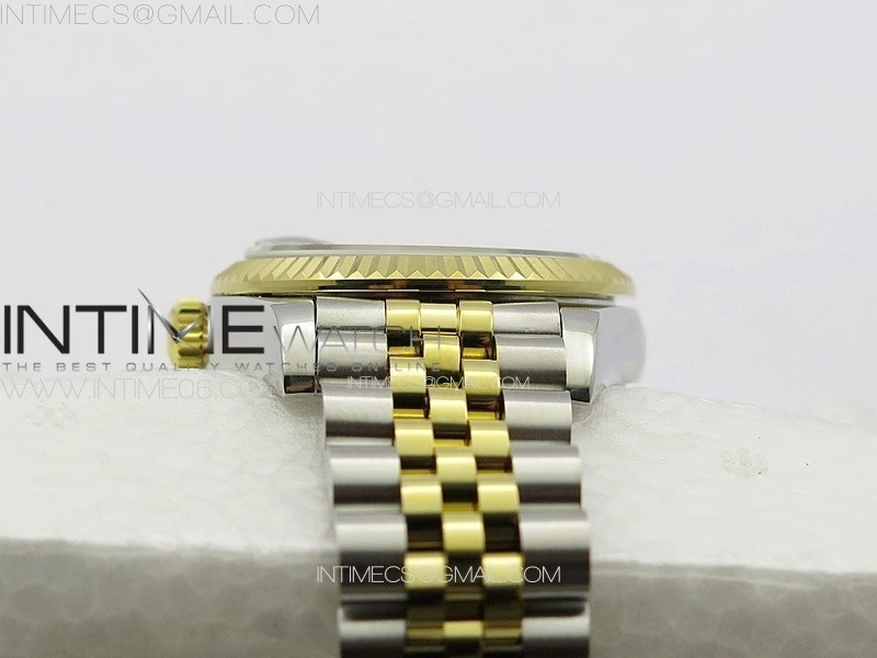 DateJust 31mm 72610 SS YG APSF Best Edition Green Flowers Crystals Dial on Jubilee Bracelet A2824