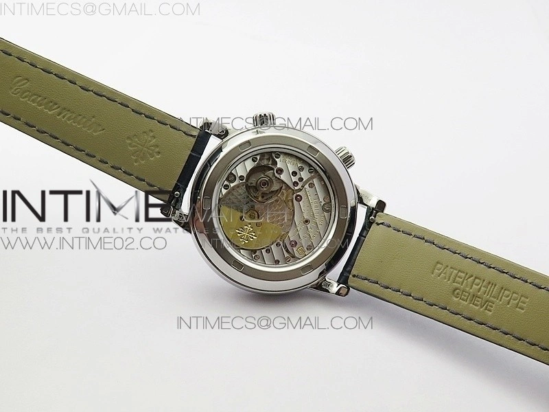 6102P Moon SS Blue Dial on Blue Leather Strap A240