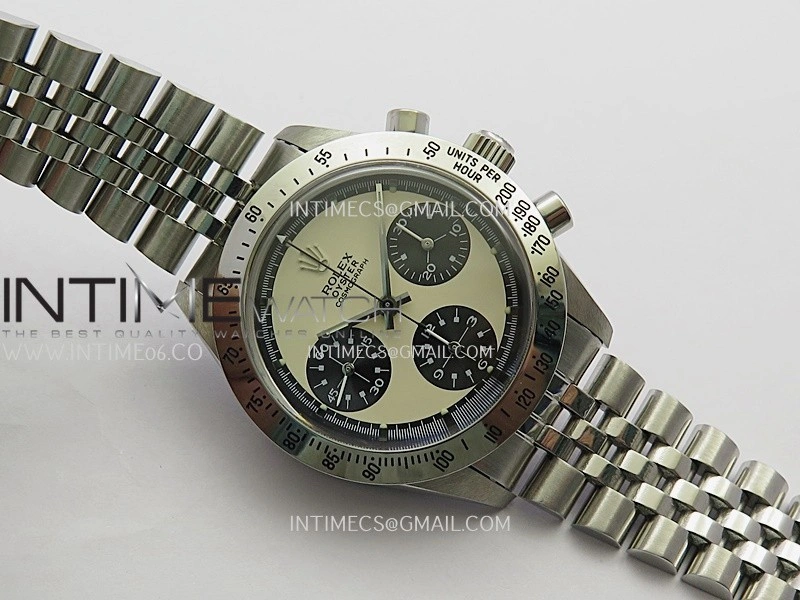 Daytona 6262 SS MSF Best Edition Beige Dial Black Subdials On SS Jubilee Bracelet Venus 75
