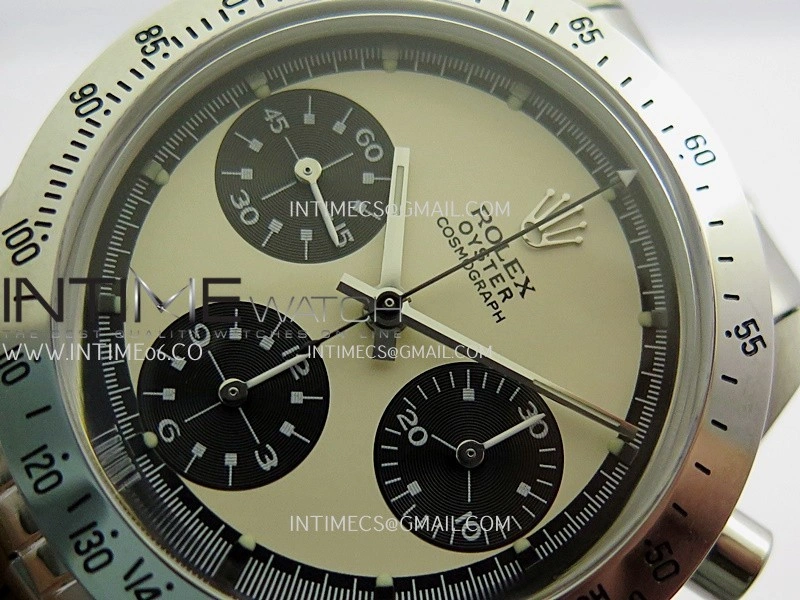 Daytona 6262 SS MSF Best Edition Beige Dial Black Subdials On SS Jubilee Bracelet Venus 75
