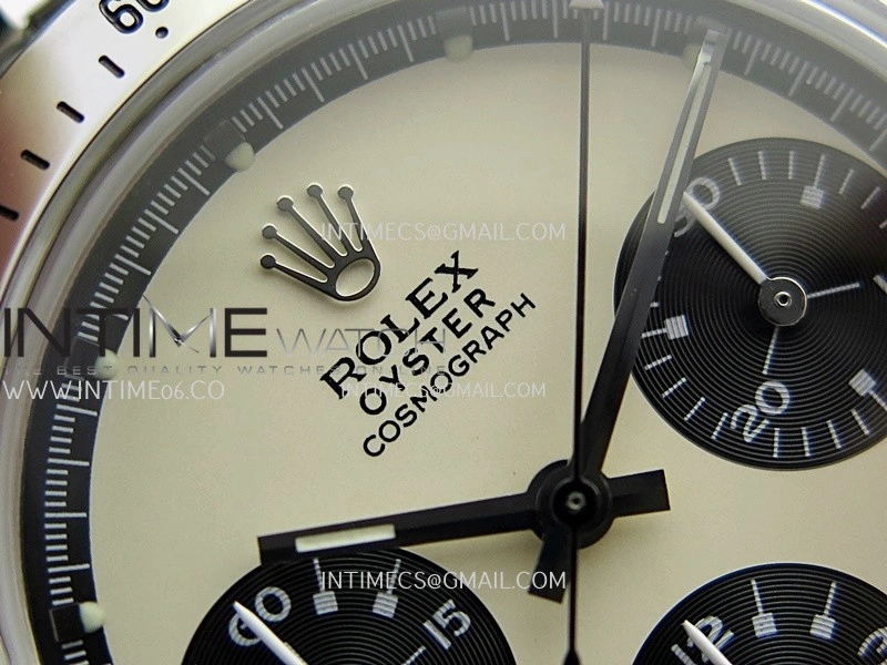 Daytona 6262 SS MSF Best Edition Beige Dial Black Subdials On SS Jubilee Bracelet Venus 75