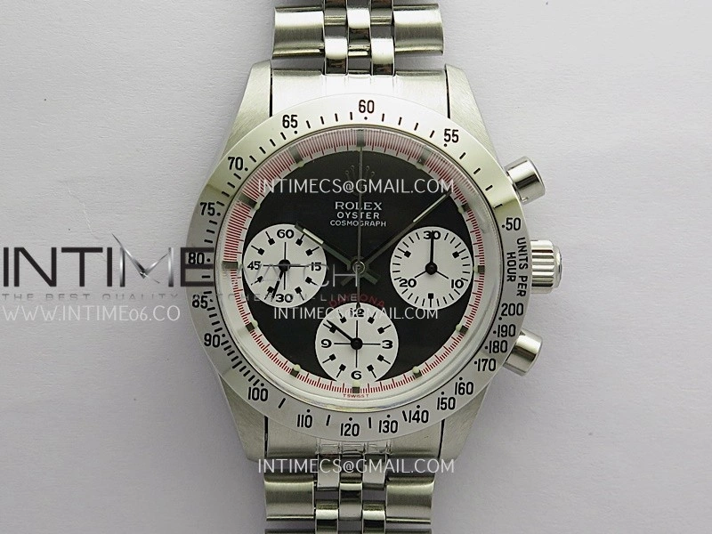 Daytona 6262 SS MSF Best Edition Black Dial White Subdials On SS Jubilee Bracelet Venus 75