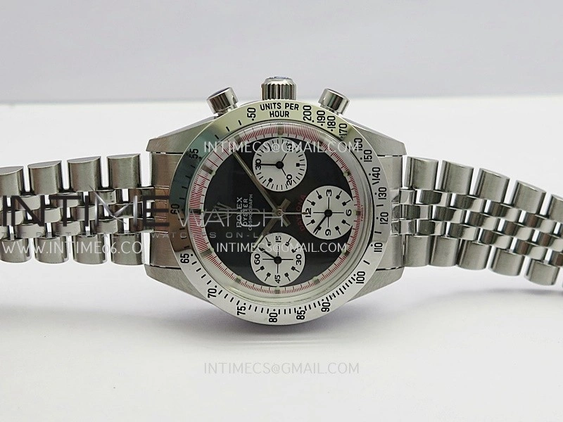 Daytona 6262 SS MSF Best Edition Black Dial White Subdials On SS Jubilee Bracelet Venus 75