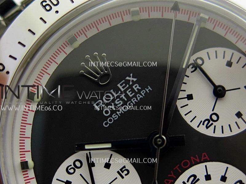 Daytona 6262 SS MSF Best Edition Black Dial White Subdials On SS Jubilee Bracelet Venus 75