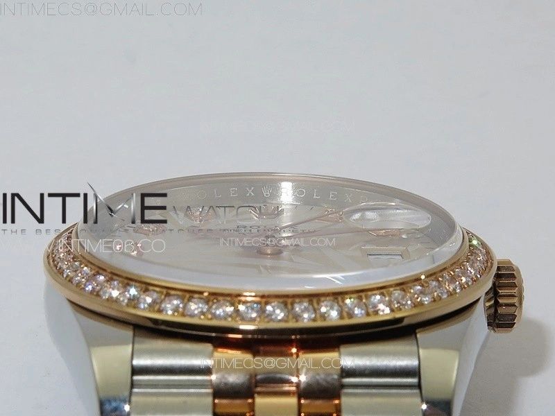 DateJust 36 SS YG 126231 Diamonds Bezel JDF 1:1 Best Edition New Silver Dial on Jubilee SS YG Bracelet