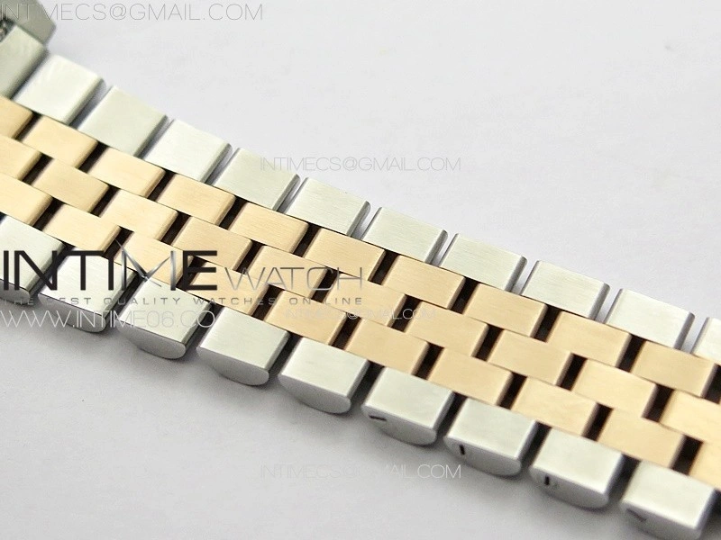 DateJust 36 SS YG 126231 Diamonds Bezel JDF 1:1 Best Edition New Silver Dial on Jubilee SS YG Bracelet
