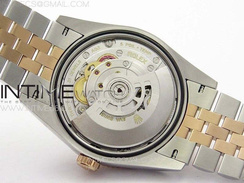 DateJust 36 SS YG 126231 Diamonds Bezel JDF 1:1 Best Edition New Silver Dial on Jubilee SS YG Bracelet