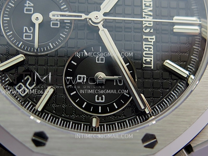 Royal Oak Chrono 26240 50th SS V2 DDF 1:1 Best Edition Black Dial On SS Bracelet Super Clone DD4401