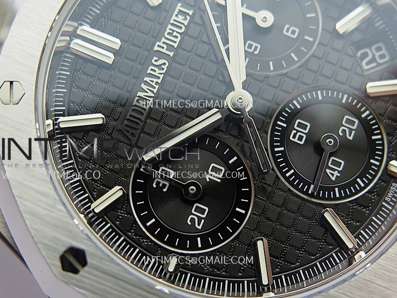 Royal Oak Chrono 26240 50th SS V2 DDF 1:1 Best Edition Black Dial On SS Bracelet Super Clone DD4401