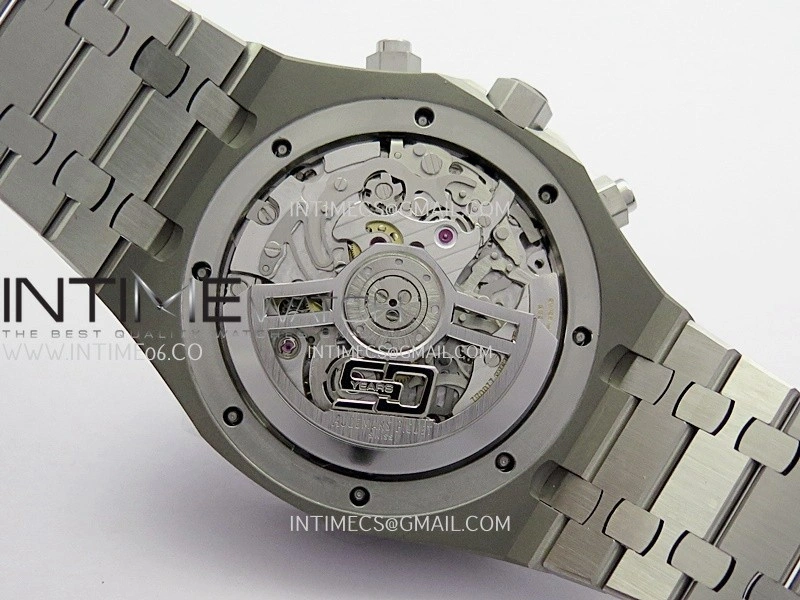 Royal Oak Chrono 26240 50th SS V2 DDF 1:1 Best Edition Black Dial On SS Bracelet Super Clone DD4401