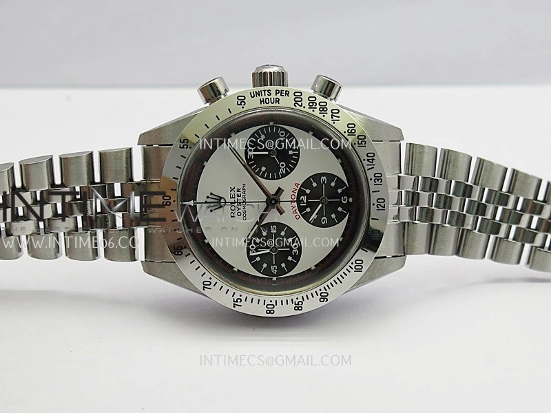 Daytona 6263 SS MSF Best Edition White Dial Black Subdials On SS Jubilee Bracelet Venus 75