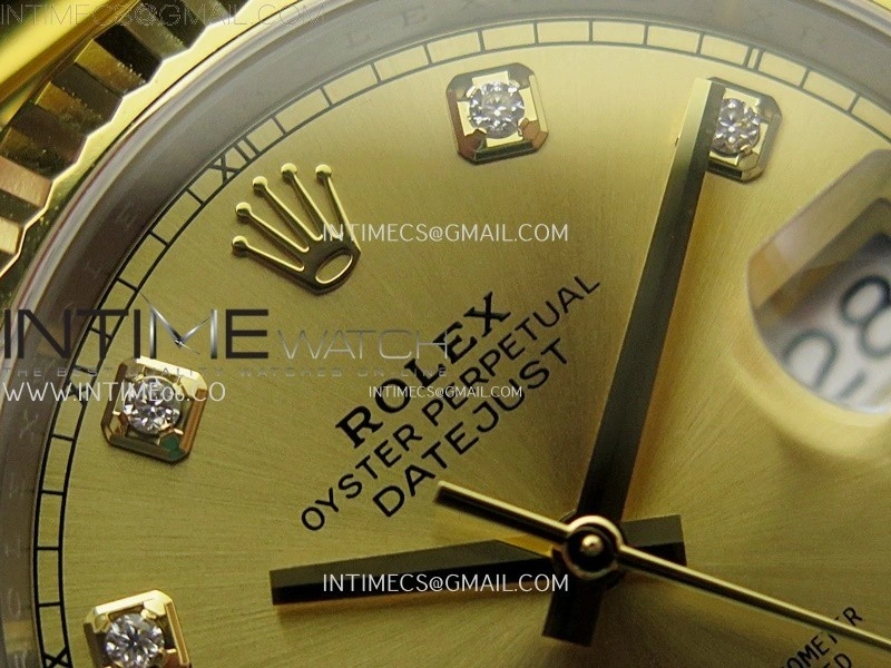 DateJust 41mm 126333 904 SS YG AR+F 1:1 Gold Dial Diamond Markers On SS YG Oyster Bracelet DD3235 V2