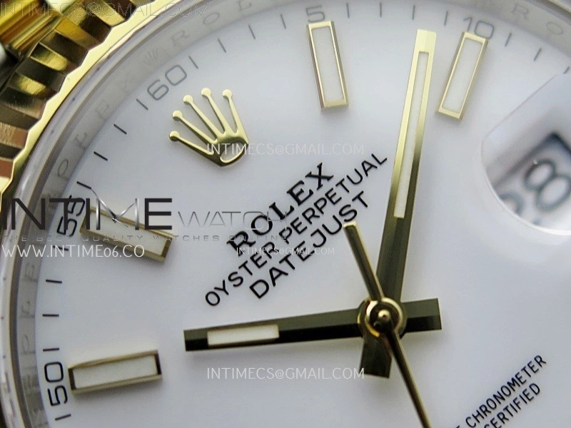 DateJust 41mm 126333 904 SS YG AR+F 1:1 White Dial Stick Markers On SS YG Jubilee Bracelet DD3235 V2