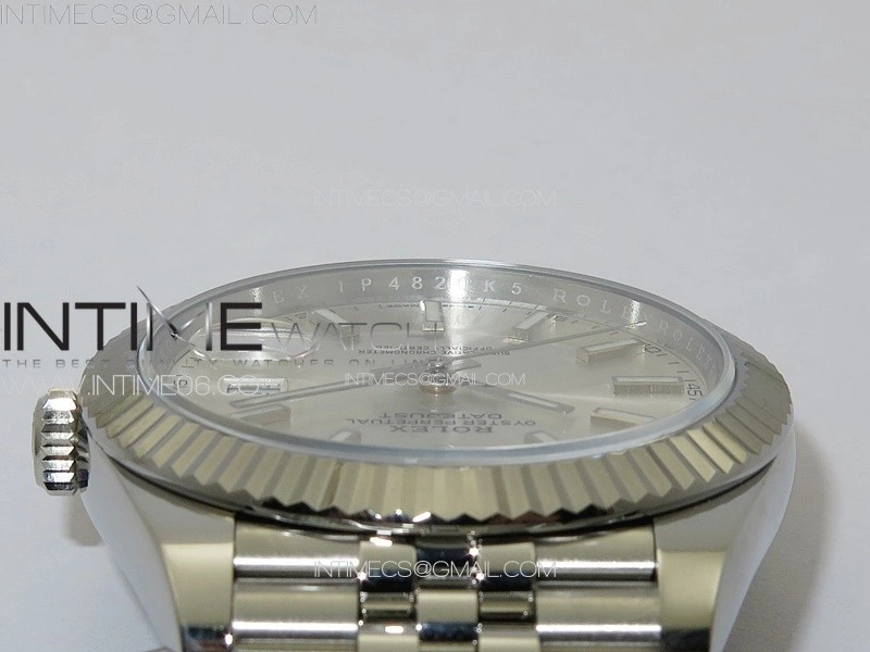 DateJust 41 126334 NTF 1:1 Best Edition 904L Steel Silver Stick Dial on Jubilee Bracelet VR3235