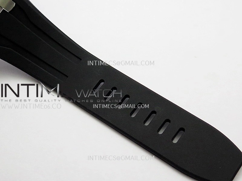 Royal Oak Offshore 43mm 26420 Ceramic Bezel SS DDF 1:1 Black Dial On Black Rubber Strap DD4401 Super Clone