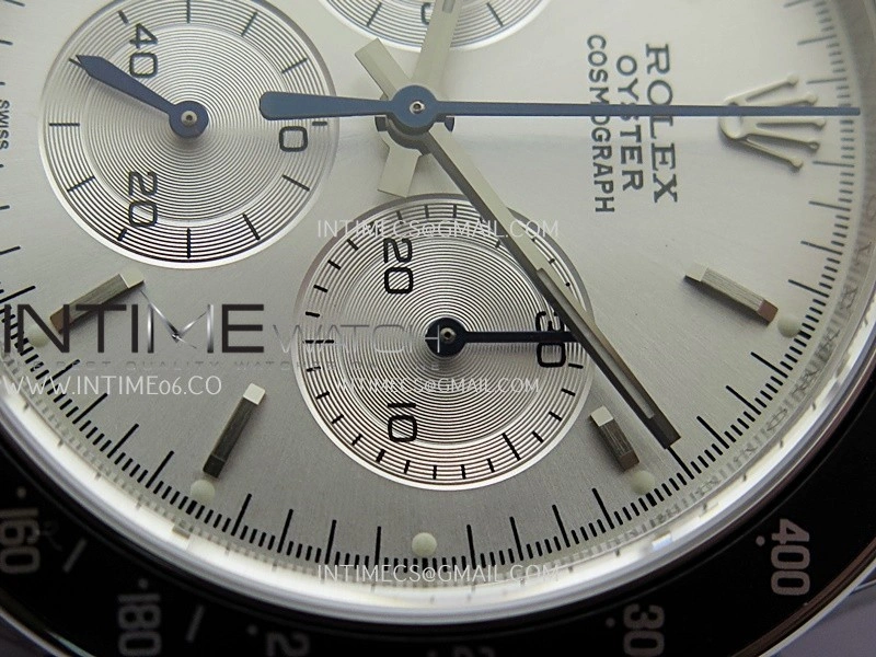 Daytona 116500 Blacken 904L SS PMSF 1:1 Best Edition Silver Dial On 904L SS Bracelet DD4130