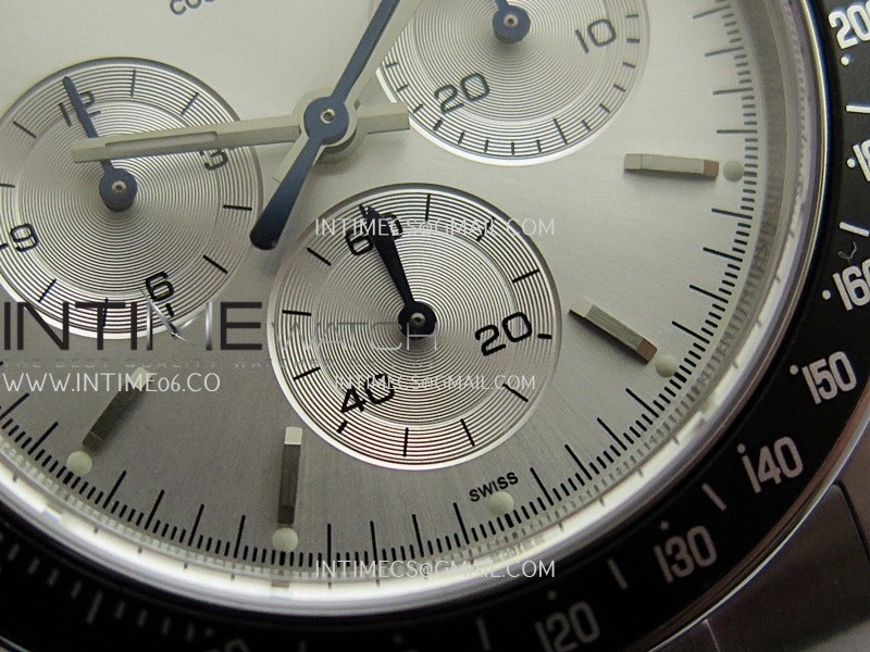 Daytona 116500 Blacken 904L SS PMSF 1:1 Best Edition Silver Dial On 904L SS Bracelet DD4130