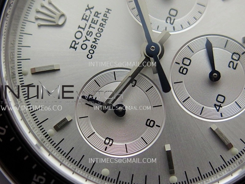 Daytona 116500 Blacken 904L SS PMSF 1:1 Best Edition Silver Dial On 904L SS Bracelet DD4130