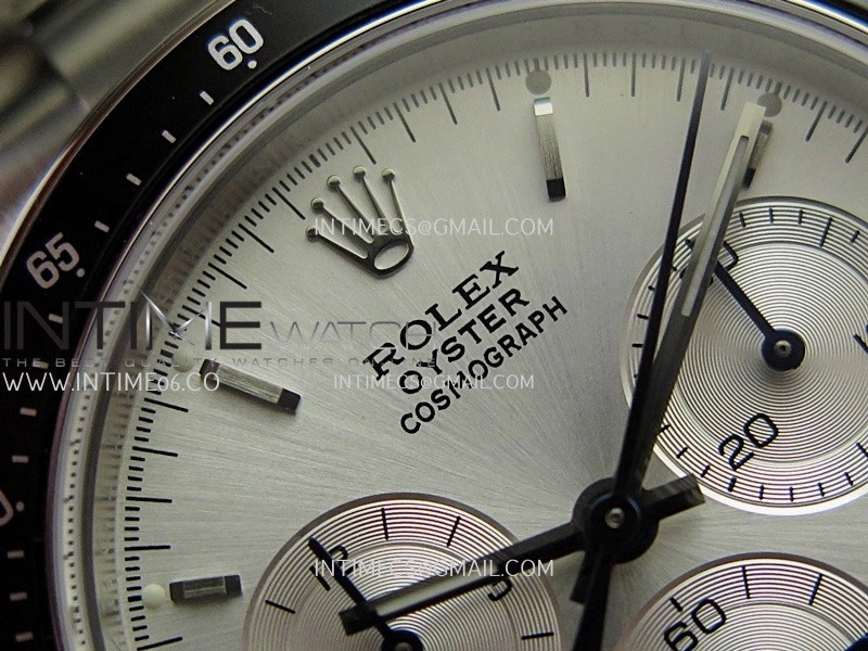 Daytona 116500 Blacken 904L SS PMSF 1:1 Best Edition Silver Dial On 904L SS Bracelet DD4130