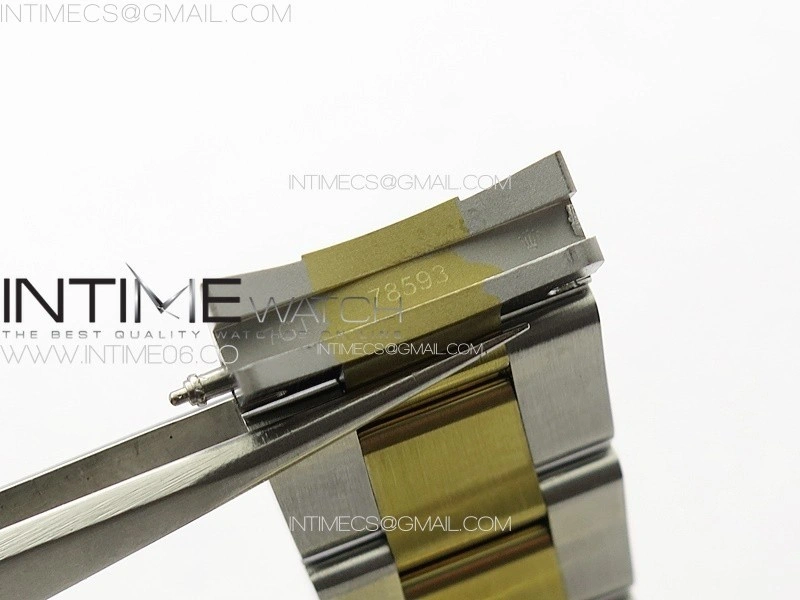 DAYTONA 116503 YG SS APSF BLACK DIAL YG SUBDIAL CRYSTAL MARKERS ON YG SS BRACELET SLIM A7750