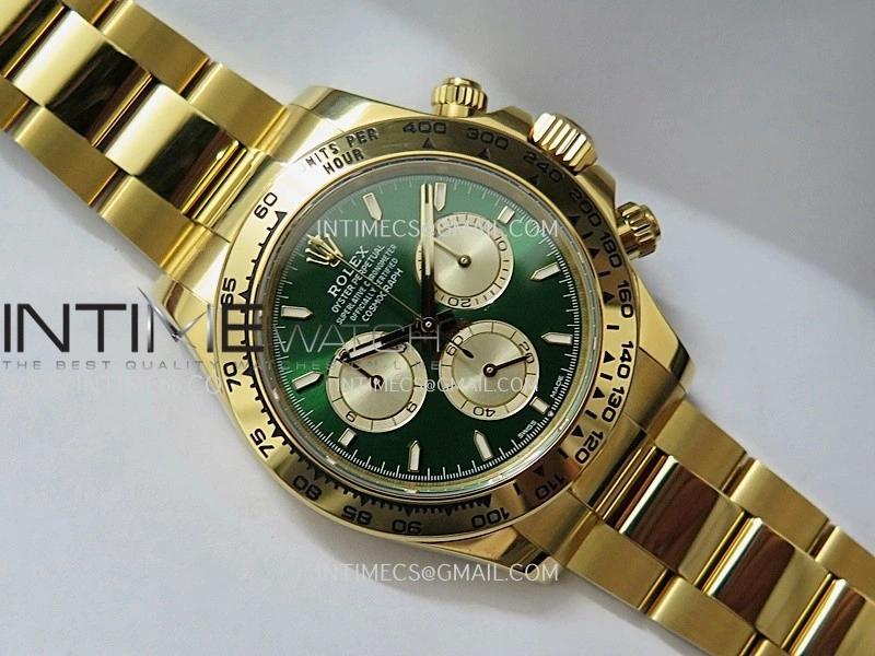 Daytona 126508 Gain Weight Clean Plus 1:1 Best Edition Green Dial On Oyster Bracelet DD4131