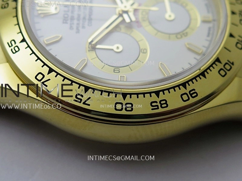 Daytona 126509 904L YG QF Best Edition White Dial White Subdial On 904L YG Bracelet SA4131