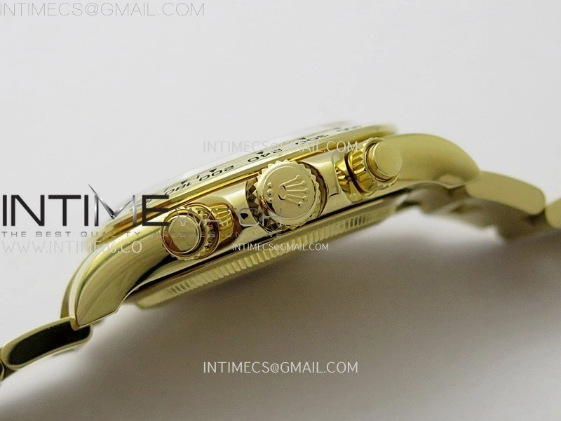 Daytona 126509 904L YG QF Best Edition White Dial White Subdial On 904L YG Bracelet SA4131