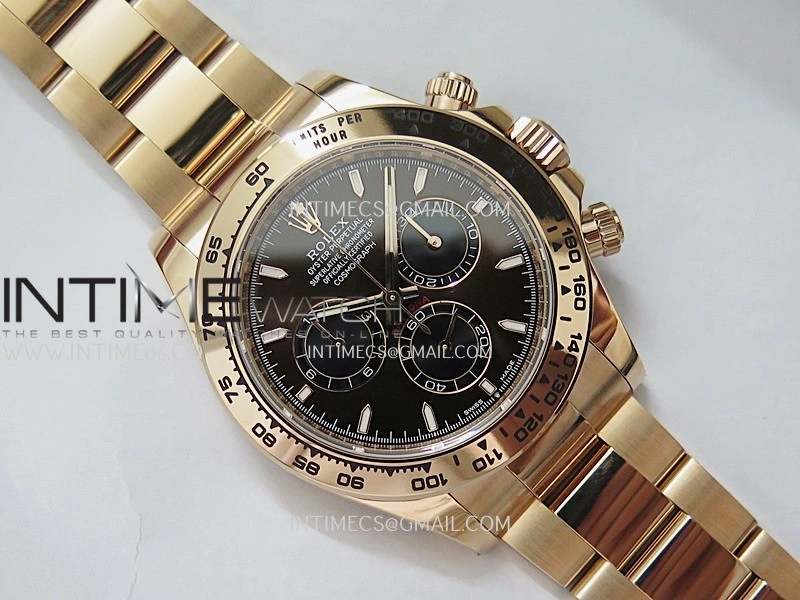 Daytona 126509 RG APSF 1:1 Best Edition Brown Dial Stick Markers on 904L RG Bracelet SH4131